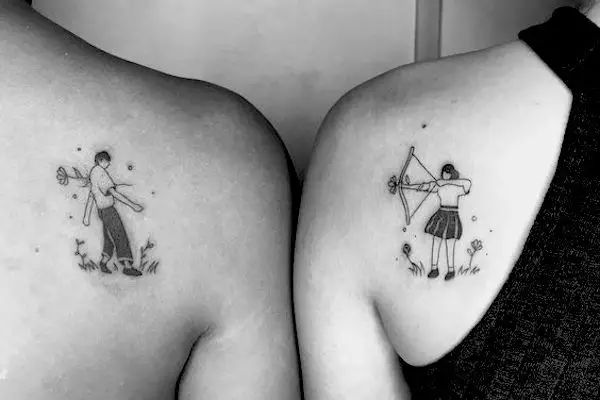 unique and meaning couple tattoo ideas - ourmindfullife.com