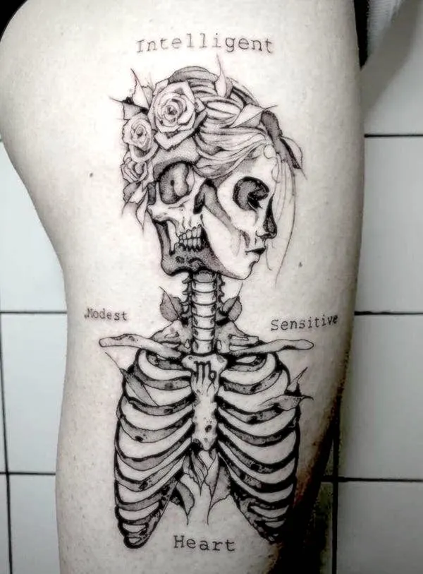 Anatomy of Virgo tattoo by @tutto_darifare