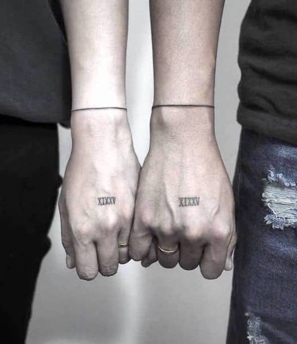 Minimalist bracelet tattoos by @jimmyyuen