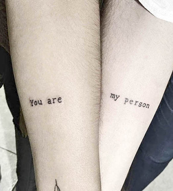 My person quote tattoos by @fabian.mendoza.tattoo