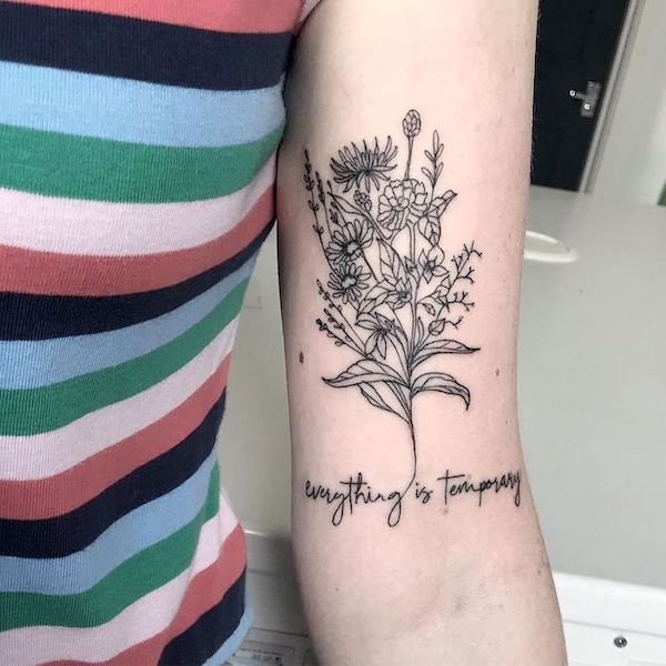anything is temporary by @bil_tattoo
