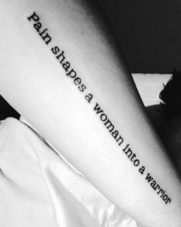 50 Quote Tattoo Ideas  POPSUGAR Beauty