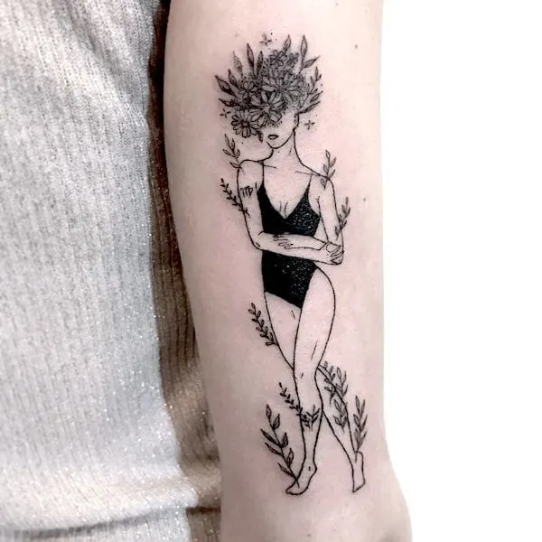 The overthinker by @flavtattoo  - Unique tattoo ideas for Virgo women