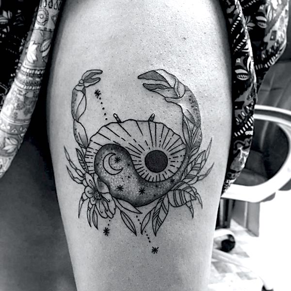 43 Unique Cancer Zodiac Tattoos with Meaning
