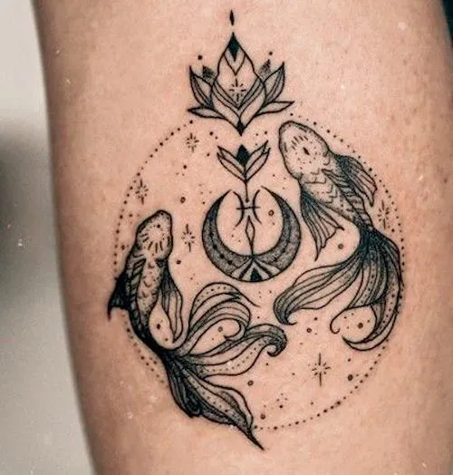 45 Stunning Pisces Tattoos with Meaning 45 Stunning Pisces Tattoos With Meaning