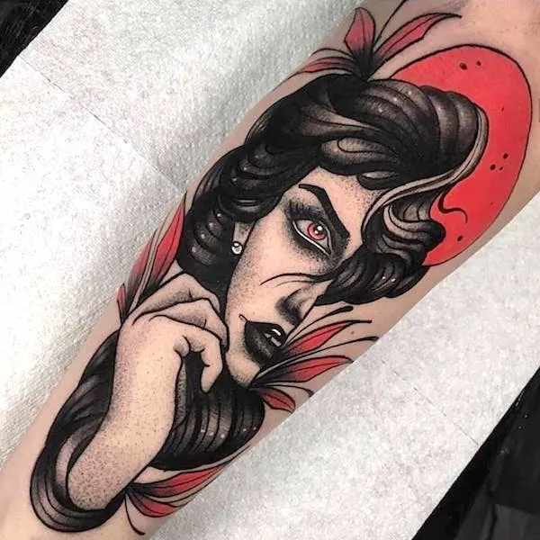 Girlfriend face poitrat tattoo  Tattoos, Life tattoos, Portrait tattoo