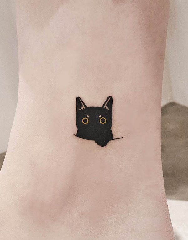 116 Minimalistic Cat Tattoos For Cat Lovers  Bored Panda