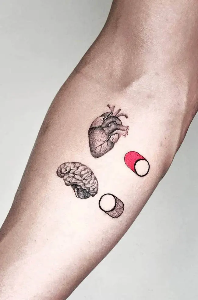 69 Great Heart Outline Tattoo Ideas [2024 Inspiration Guide]