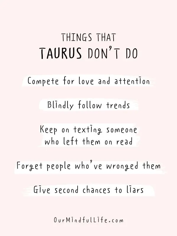 Taurus Man Qualities