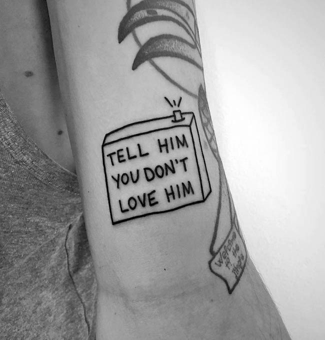 Speak your mind tattoo by @nancydestroyer