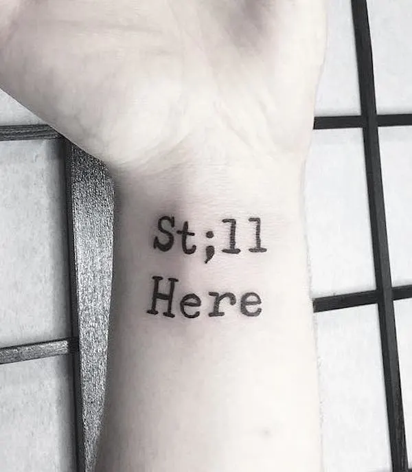 You Are (Not) Alone Temporary Tattoo Sticker - OhMyTat