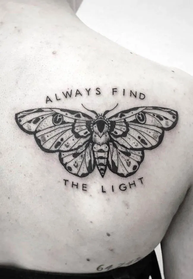 find the light tattoo by @novemberoakbranch