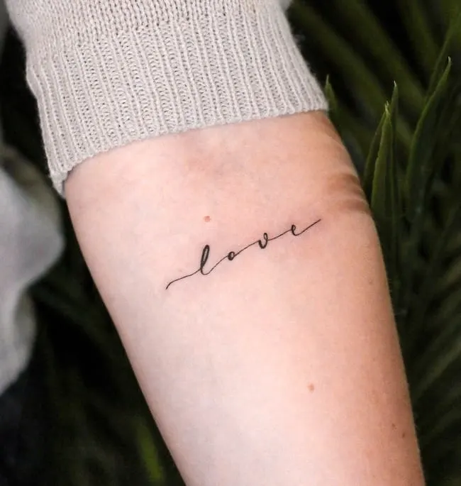 66 Meaningful Oneword Tattoos That Say A Million Things