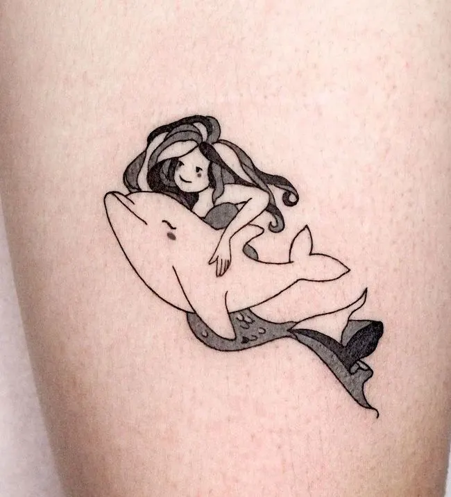 Mermaid tattoo by @simya tattoo.jpg