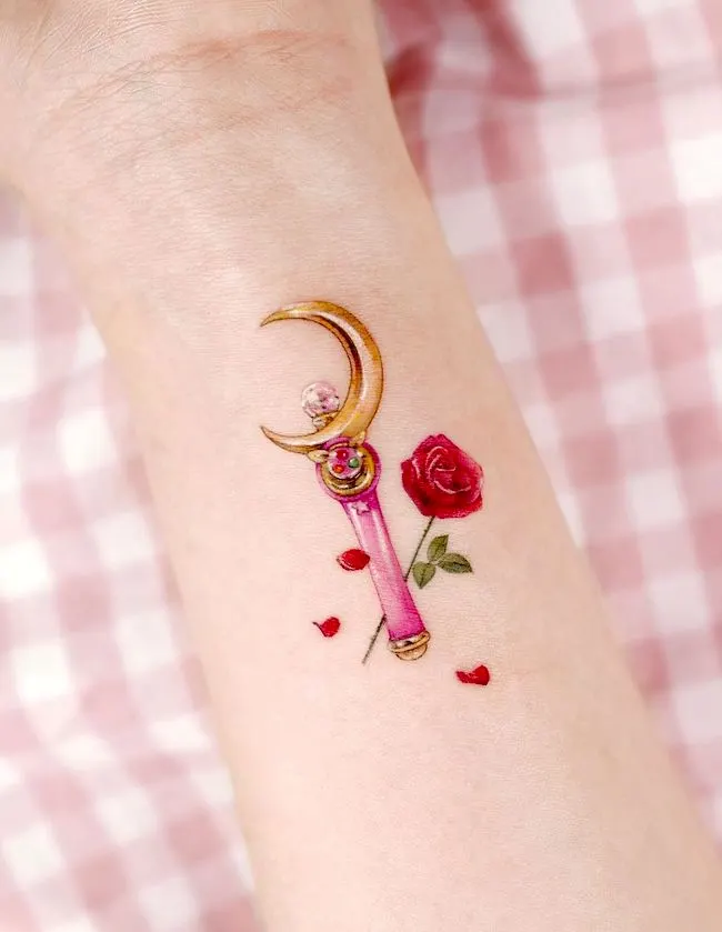 Believe your magic a sailor moon tattoo by @songe.tattoo