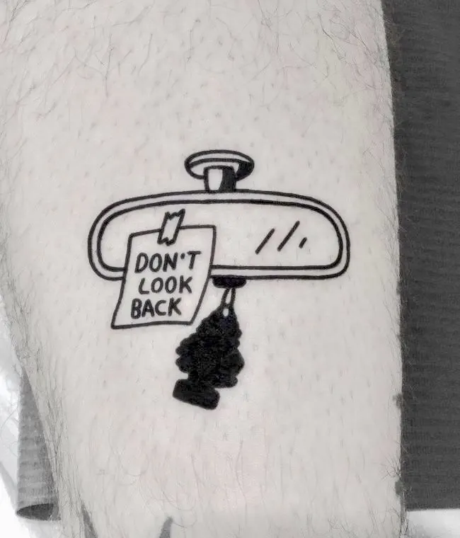 Live in the moment meaningful illustration tattoo by @nancydestroyer