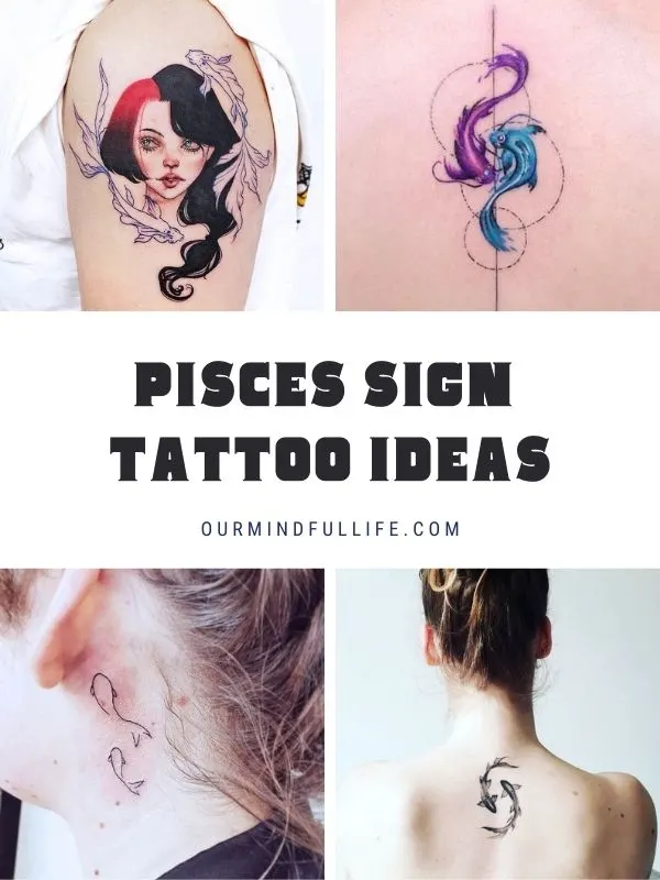 Highly sensitive and romantic, Pisces see the world in their own way. These one-of-a-kind Pisces tattoos are just as unforgettable as the sign.