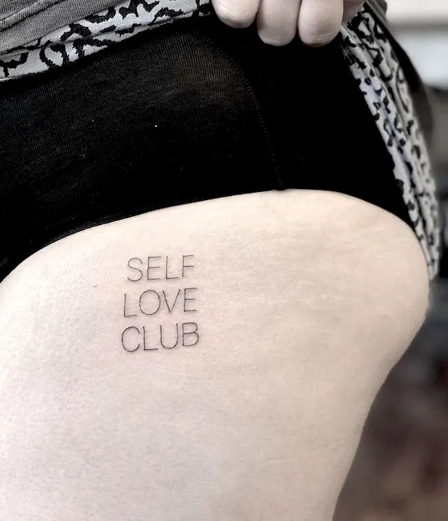 40 Empowering Self-love Tattoos And Meaning - Our Mindful Life