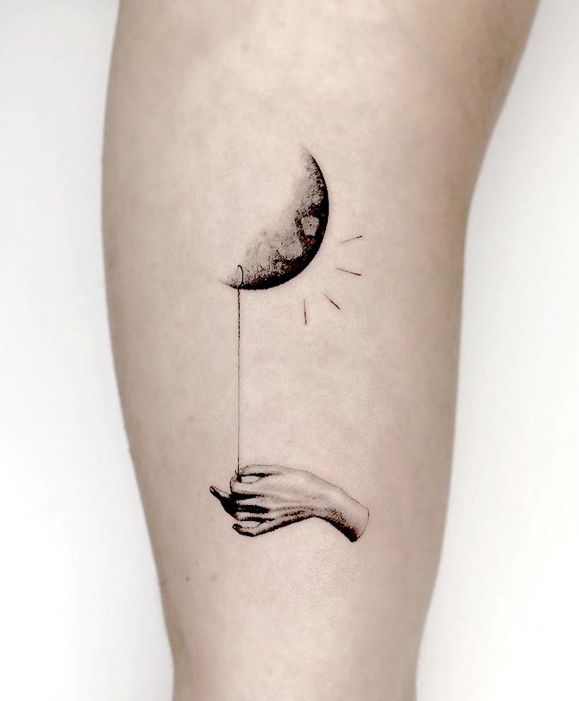 Share more than 147 simple moon tattoo designs best