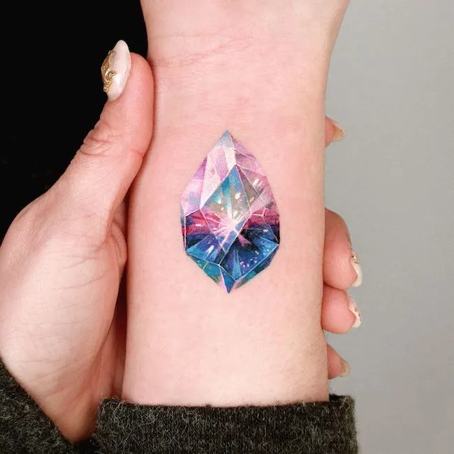 You are the diamond stunning tattoo by @tattooist_sigak