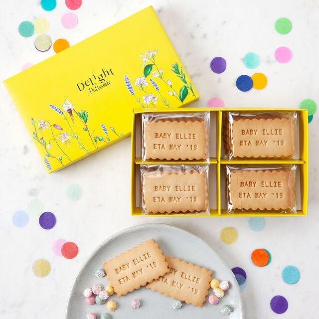 Love messages on shortbread - Cute long distance gifts for girlfriend