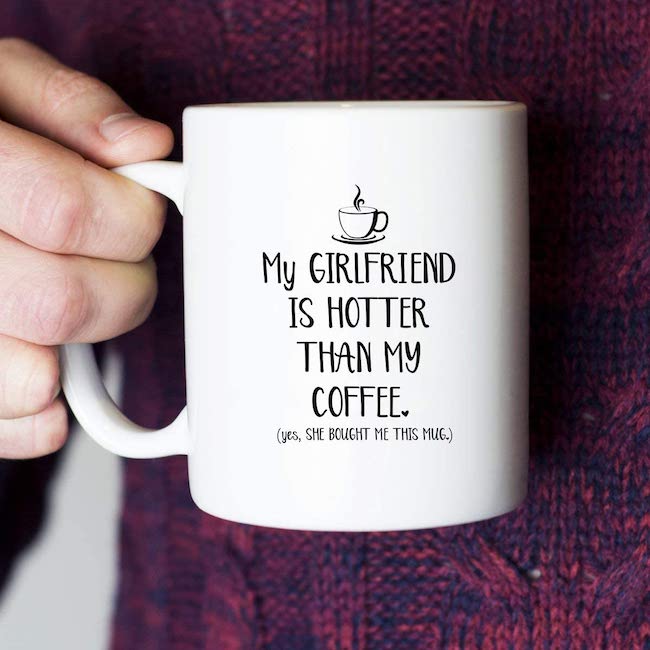 A cute statement mug for him - Thoughtful gifts for long-distance boyfriend