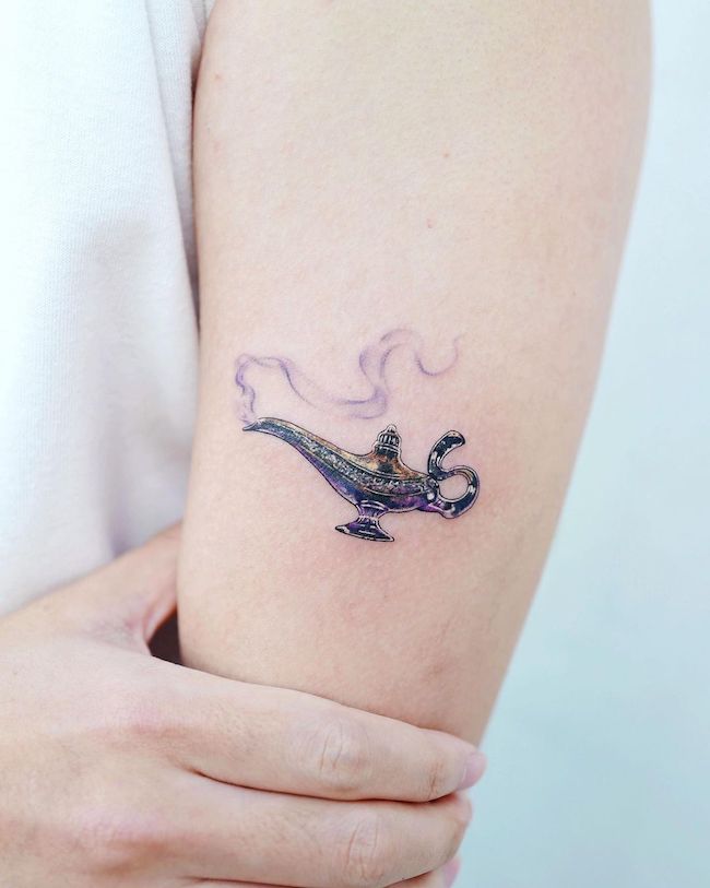 Genie Lamp tattoo