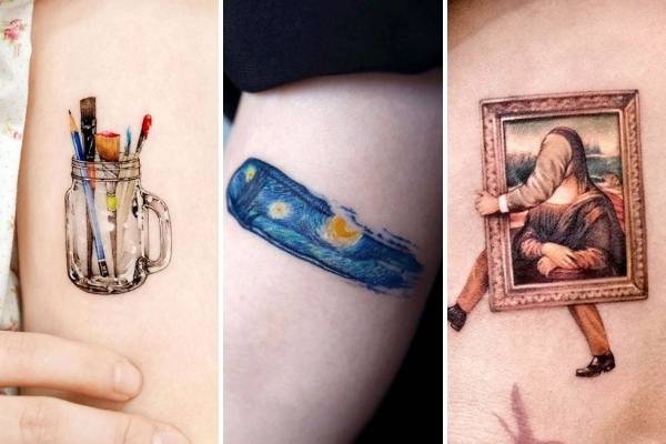 38 Artistic Tattoos To Honor Your Passion For Art  Our Mindful Life