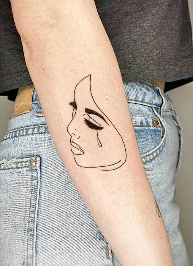 Top 90+ about crying lady tattoo super cool - in.daotaonec