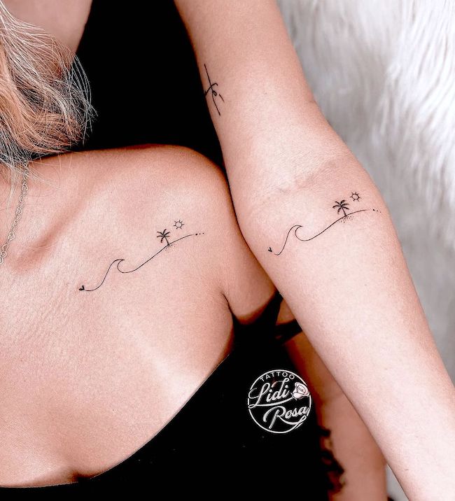 63 Cute Best Friend Tattoos for You and Your BFF - StayGlam