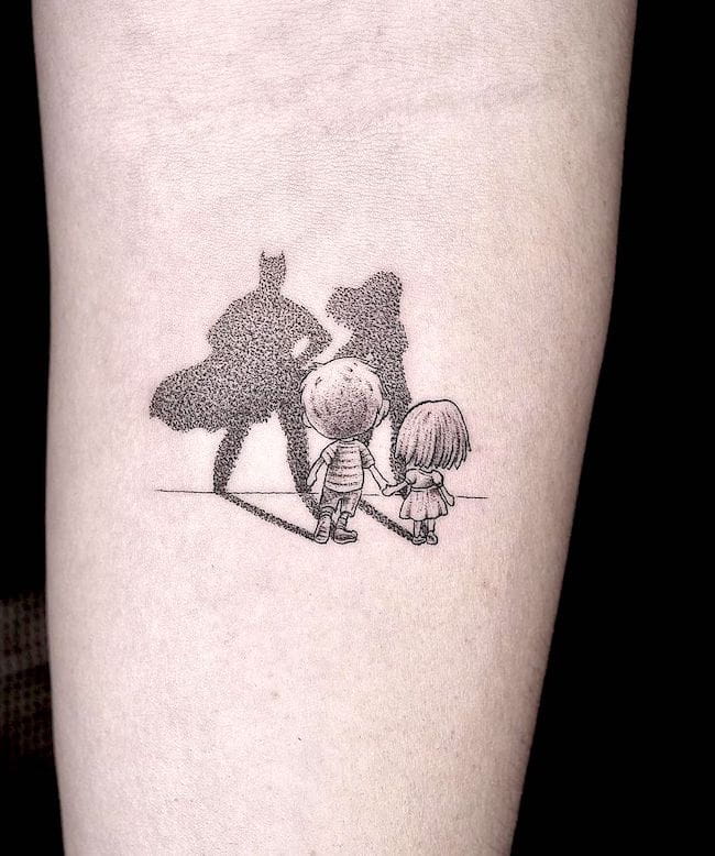 Petit heroes by @pt78tattoo