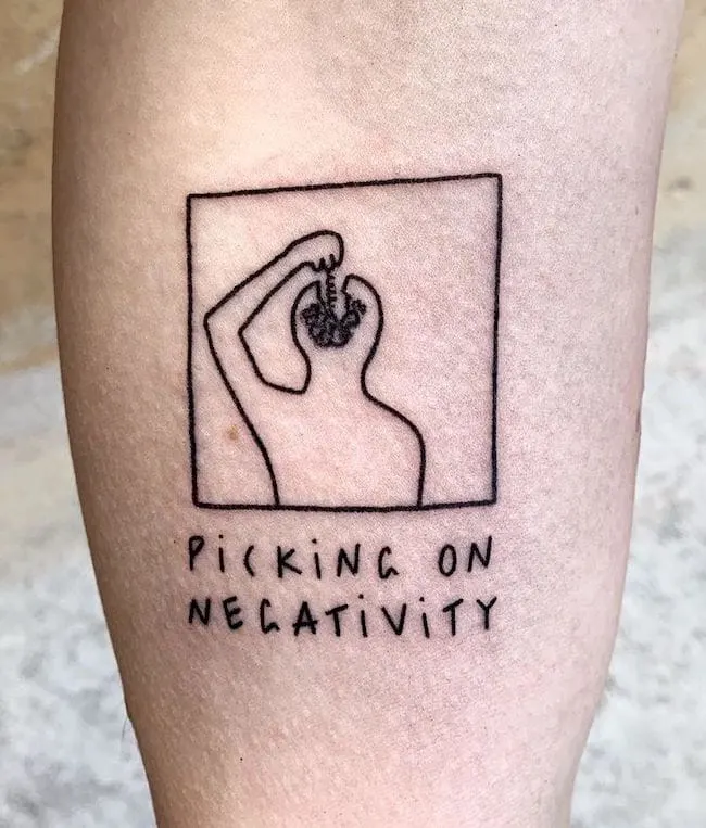 A tattoo to detox your brain by @nein666_tattoo