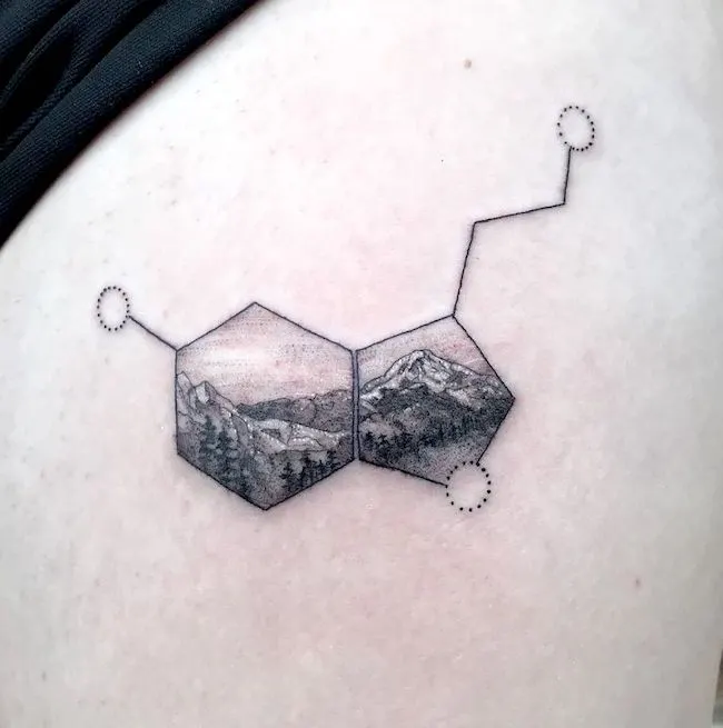 Serotonin tattoo by @cekatattoo