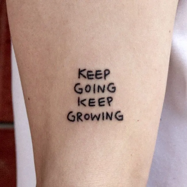 43 Think Positive Tattoo Ideas  Designs  Tattoo Glee