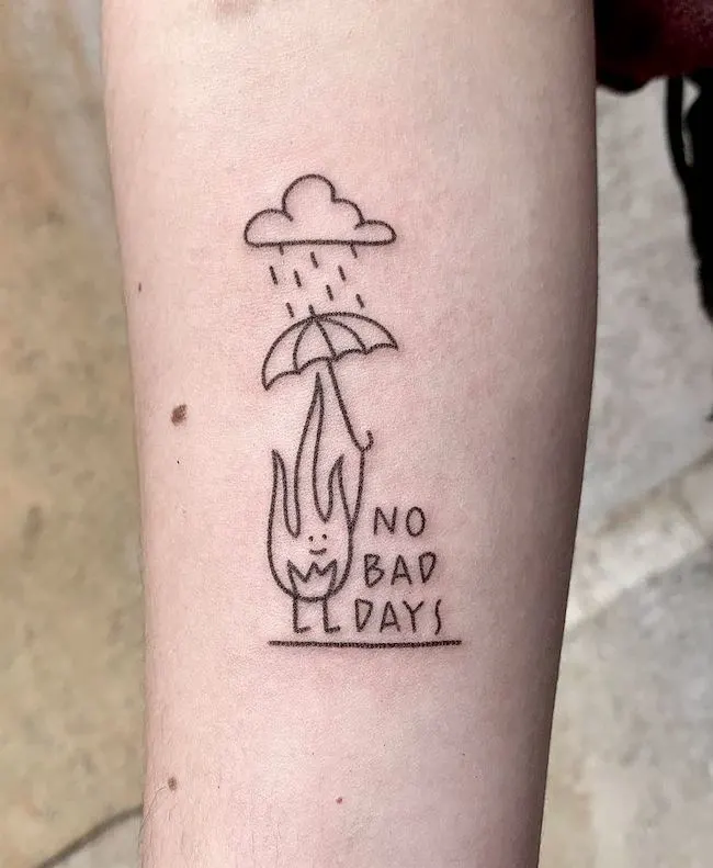 27 Positivity Tattoos That Will Put A Smile On Your Face  Our Mindful Life