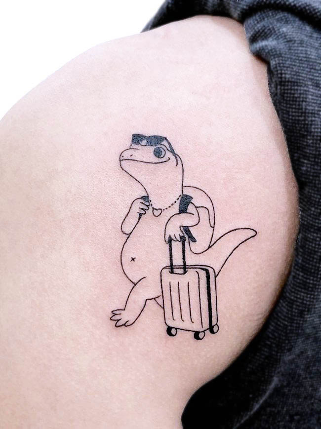 Traveler lizard by @buoythefishlover