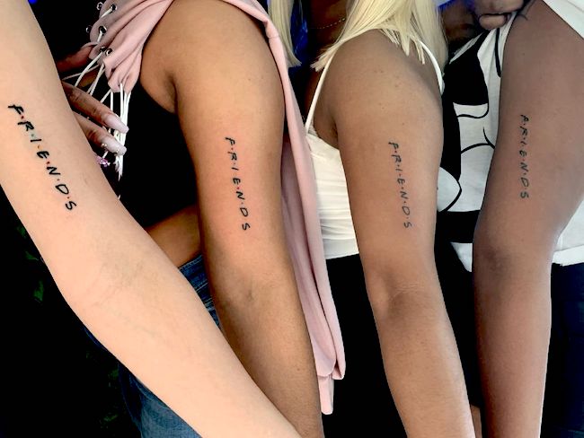 79 Hearty Matching Best Friend Tattoos with Meanings