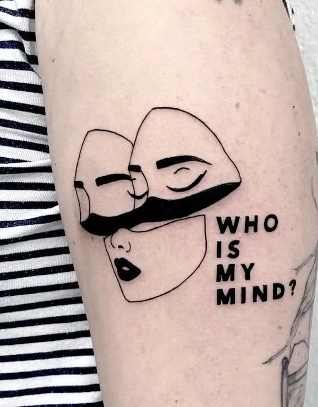 Mental health tattoo by @tttypoholic