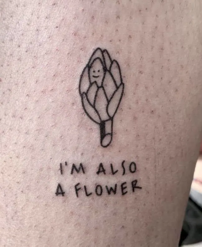 Self love tattoo by @nein666_tattoo