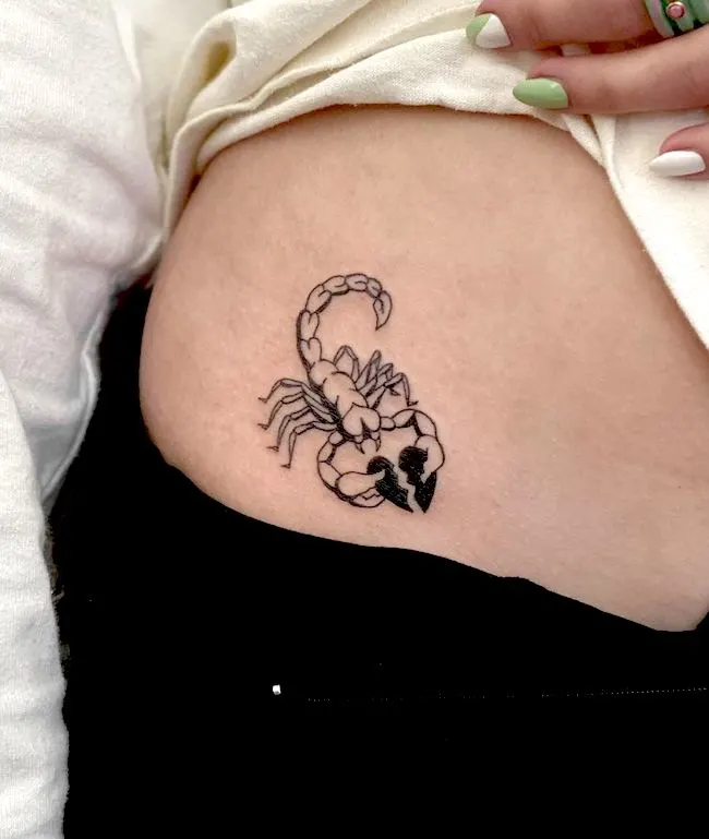 11 Scorpion Tattoo Outline Ideas That Will Blow Your Mind  alexie