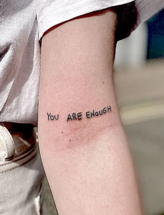 50 Quote Tattoo Ideas  POPSUGAR Beauty