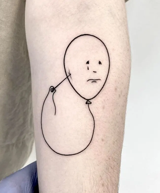 sad tattoo by @pokeeeeeeeoh