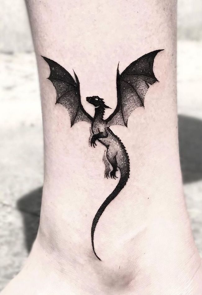 Share 66 dragon tattoo ankle best  thtantai2