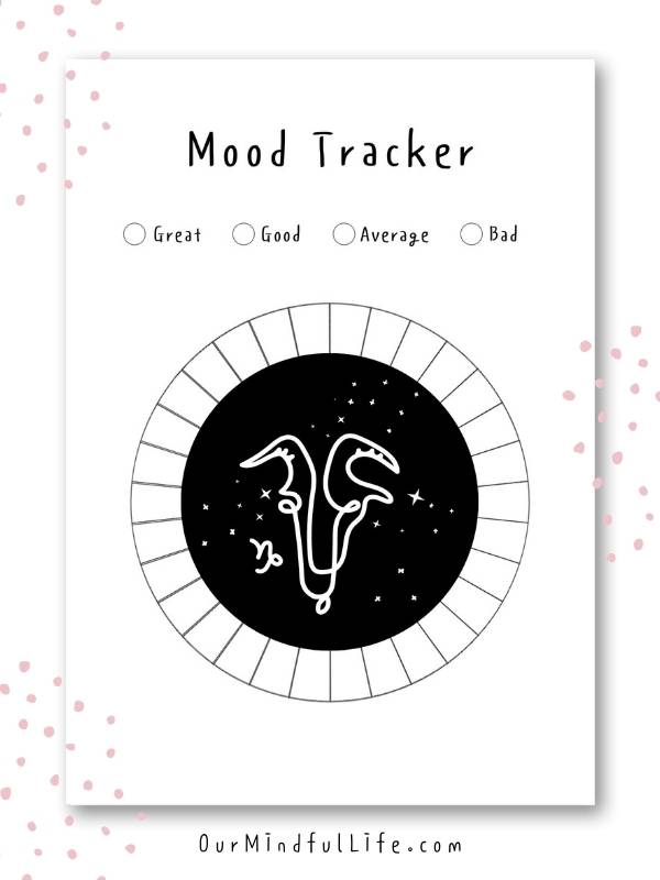 Capricorn Zodiac Mood Tracker