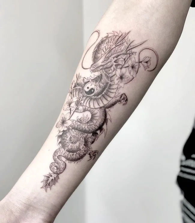 20 Epic Chinese Dragon Tattoo Ideas & Inspiration - Brighter Craft  Dragon  tattoos for men, Dragon tattoo designs, Dragon tattoo for women