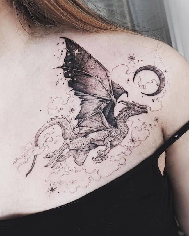 45 Elegant Dragon Tattoos For Women with Meaning  Our Mindful Life