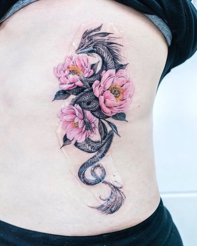 45 Elegant Dragon Tattoos For Women with Meaning  Our Mindful Life