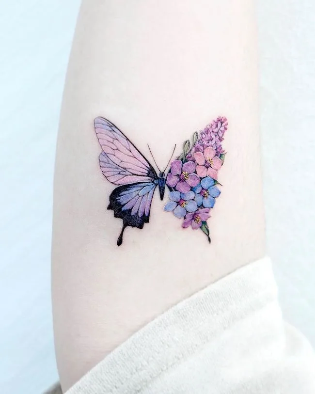 61 Pretty Butterfly Tattoo Designs and Placement Ideas  StayGlam