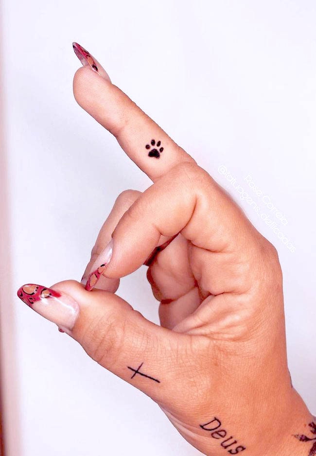 Tiny finger tattoo ideas