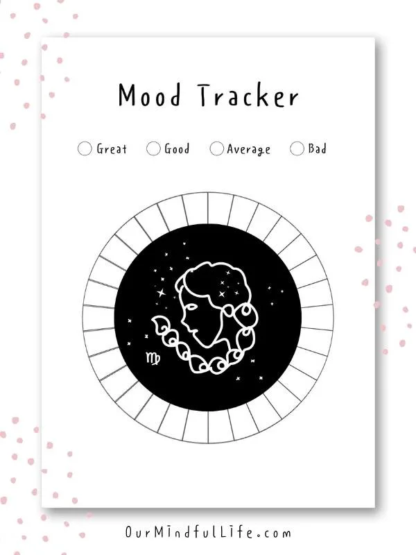 Virgo Zodiac Mood Tracker